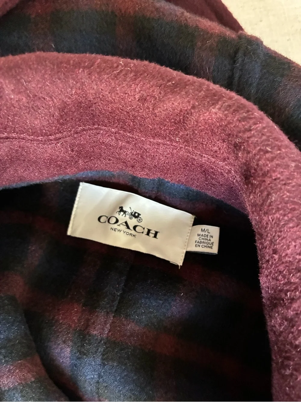 NWOT Coach poncho
